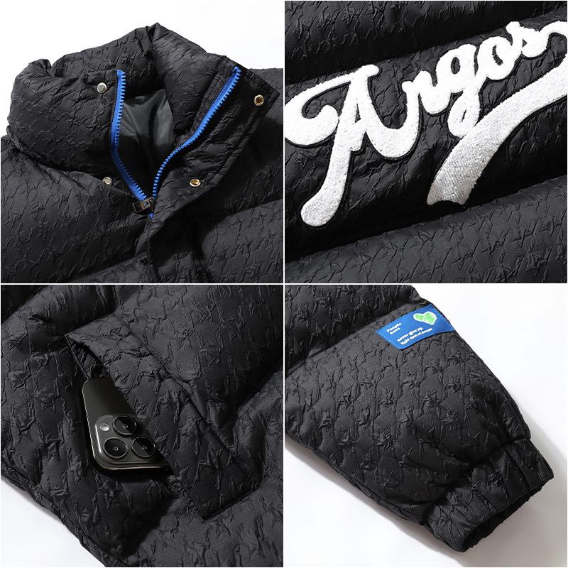 Зимняя мужская хлопковая утепленная одежда для хлеба Мужская повседневная хлопковая одежда Мужская утепленная одежда Хлопковая куртка