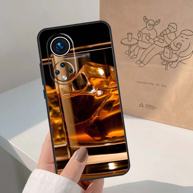 Чехол для Honor Magic 7 Lite 5 6 8 Pro, Чехол для Honor 400 200 90 70 50 X8c X8b X9a X9b X9c X9d Win, Сигарный Виски Ледяной Напиток