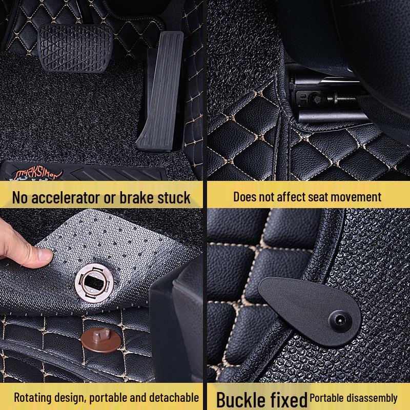 Универсальные двухслойные автомобильные коврики - Полное покрытие для различных моделей