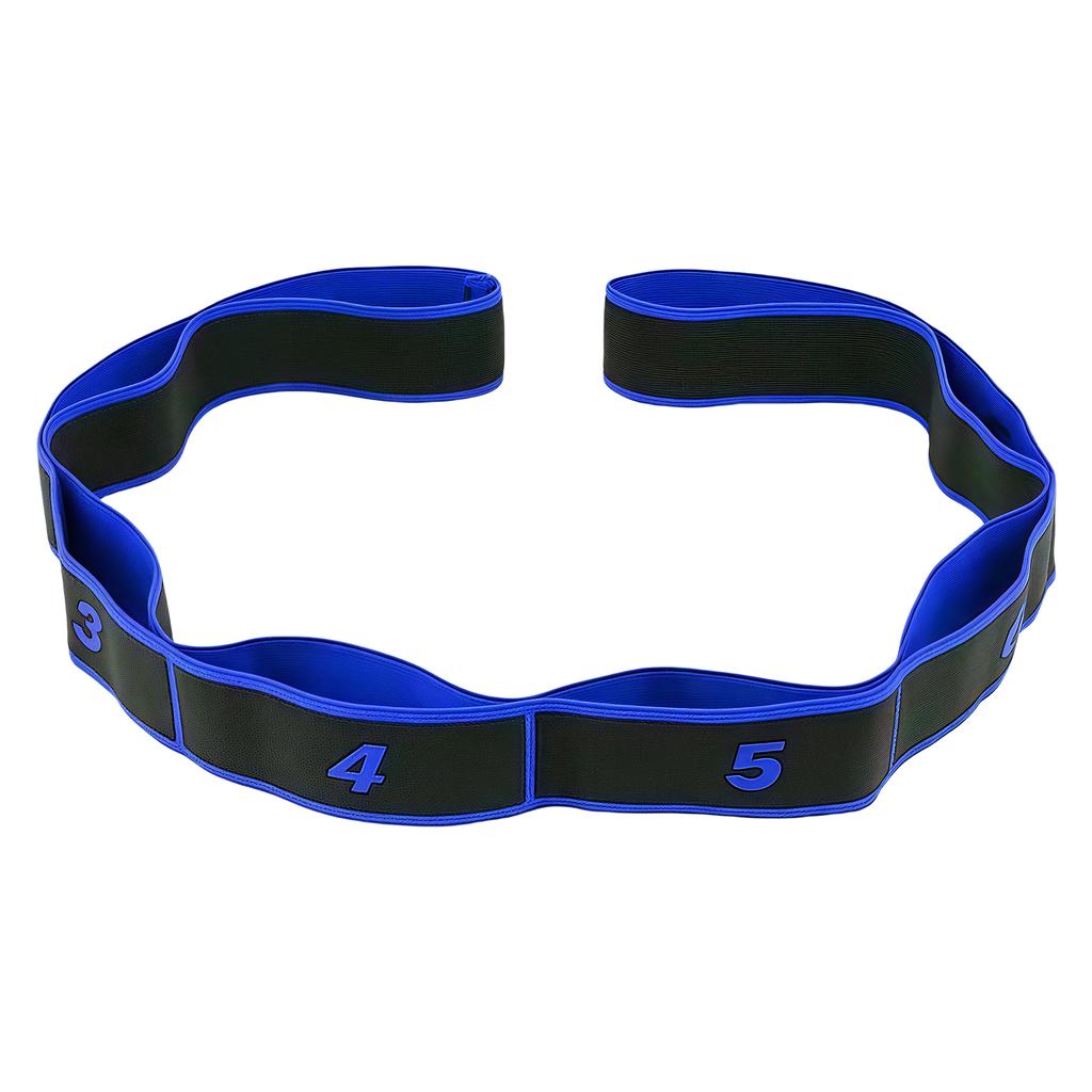 8 Section Dance Stretching Belt Pilates Fitness Exercise Resistance Band With Number Tension Band Pilates Pull Rope