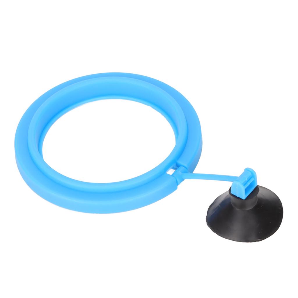 Fish Tank Ring Feeder Plastic Fish Tank Floating Food Circle with Strong Suction Cup for Feeding