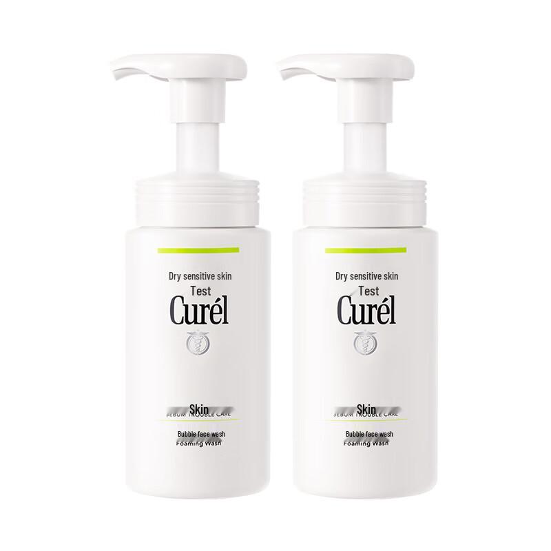 Curel Sebum Care Foaming Face Wash Duo