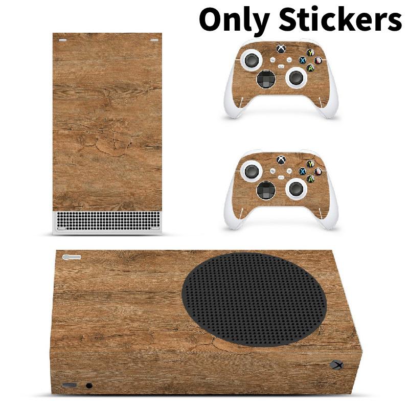 Shaped Leaves Large Xbox Series S Console 2 Controllers Skin Cover Sticker