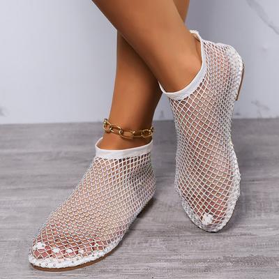 Весенняя и летняя обувь, сандалии больших размеров, сандалии на плоской подошве с круглым мягким каблуком, женские туфли