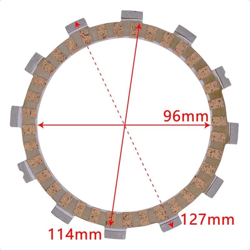 Motorcycle Clutch Plate For Hyosung XRX 125 XRX125S RT125 Karion GV125 Aquila GF125 GT125R Supersport GT125 Comet Naked