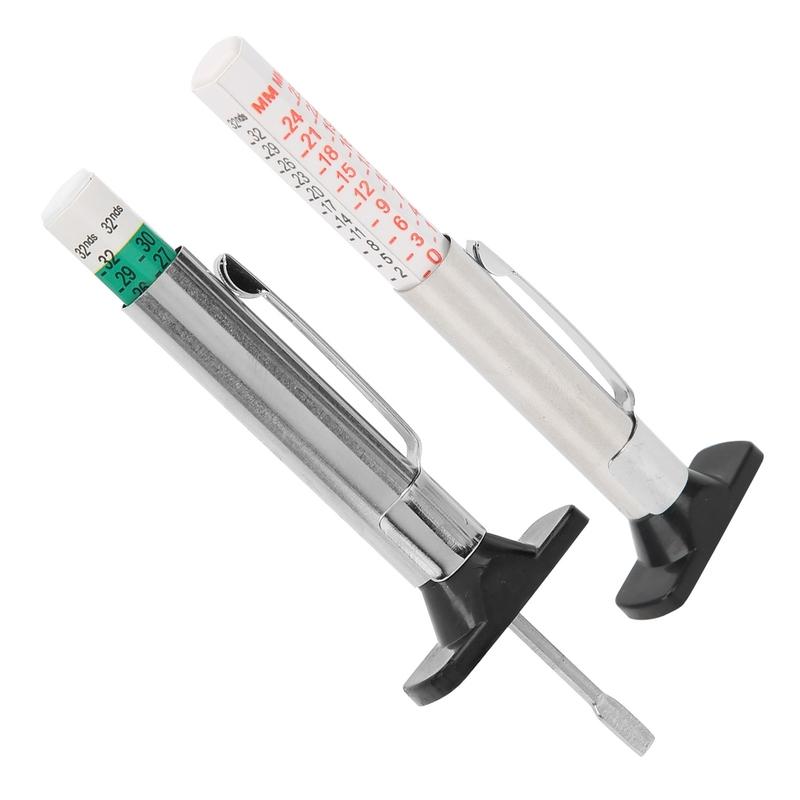 0‑25mm Car Tire Depth Gauge Tester Portable Car Tyre Measuring Tool Tire Depth Gauge 0‑25mm Tire Depth Gauge
