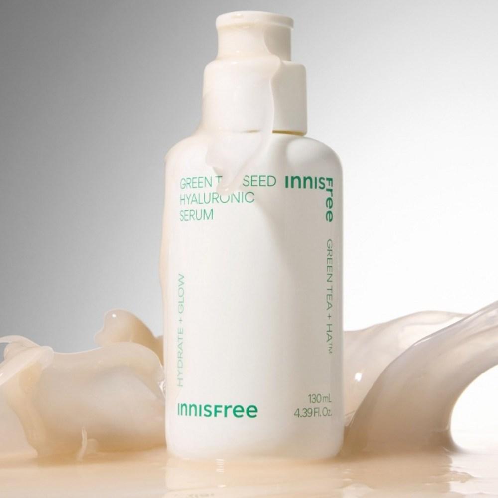 Innisfree Сыворотка с гиалуроновой кислотой из семян зеленого чая, 130 мл, 1 шт.