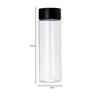 MI Creations MyClear Bottle, Made in Japan, Clear Bottle, Eco-Friendly, with Inner Stopper, 360C Drinking Temperature, Heatstroke Prevention (500ml,