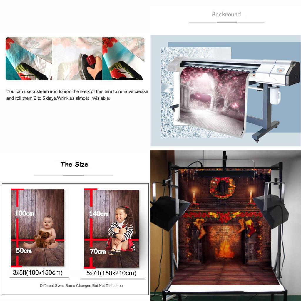 Фотофон на рождественскую тематику для детской студийной портретной съемки, креативный фотореквизит