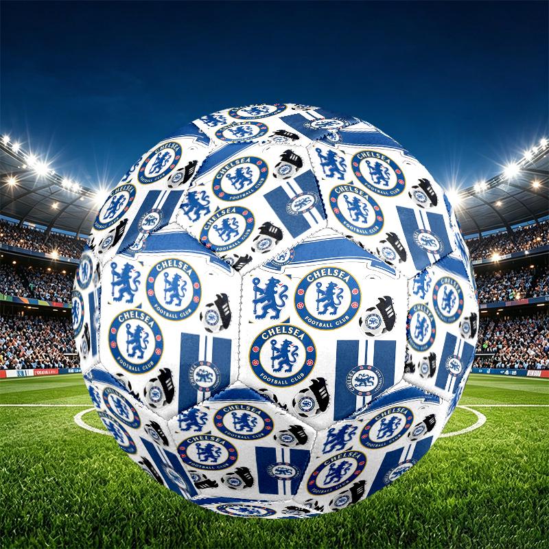 Футбольный мяч Chelsea F.C. Размер 5, из износостойкого ПУ, для матчей, тренировок и ежедневной практики, Подарок на день рождения для любителей футбола