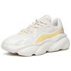 Anta Удобные нескользящие износостойкие дышащие низкие туфли для папы женские кроссовки белые желтые 922128898-3