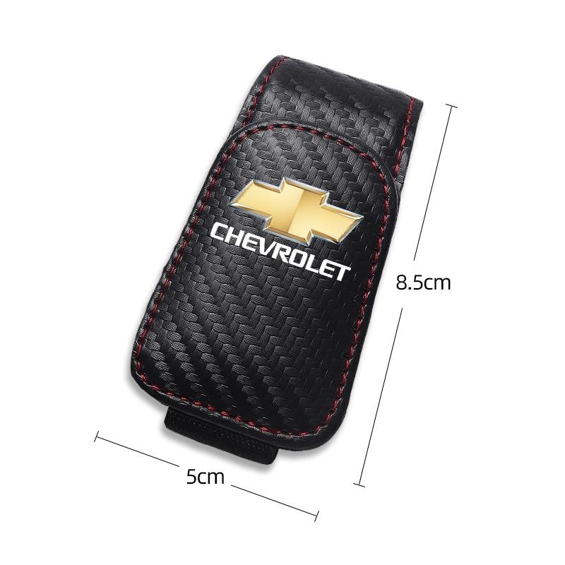 AABJU1 Car Leather Glasses Clip Sun Visor Ticket Card Storage Clamp For Chevrolet Cruze Malibu Colorado Suburban Equinox Blazer Trax
