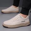 Fashion Fashion Leather Platform Sneakers for Men Spring Autumn Casual Soft-soled Men's Walking Shoes Designer Non-slip Board Shoes Male