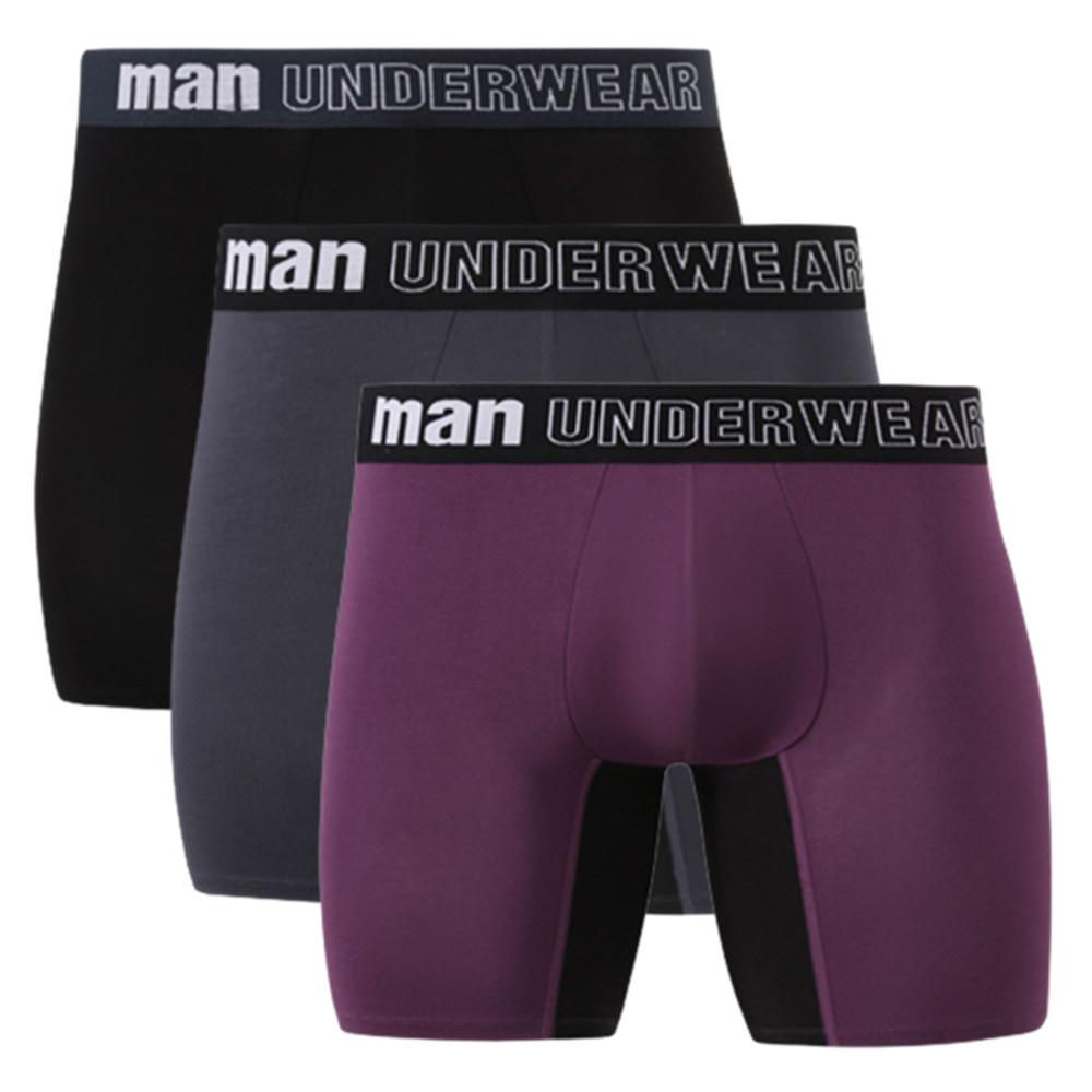 3 шт., мужское нижнее белье большого размера, трусы-боксеры ML XL 2XL 3XL 4XL 5XL 6XL 7XL