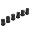 6pc M6 Durable Rubber Well Nuts Windshield Bolts for Motorcycles Kayak Canoe Boats