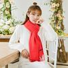 Women's Cashmere Scarf Winter Luxury Scarves Soft Thickened Warm Muffler Scarf Solid Color Large Shawl Versatile Shawl