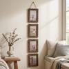 6-Inch Hanging Picture Frame Rustic Style Vertical Photo Wall Family Portrait Frame  Bedroom