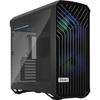 Boîtier PC - FRACTAL DESIGN - Torrent Black RGB TG Light Tint - SSI-CEB - Air Flow Optimisé Avec 5 Ventilateurs ARGB (FD-C-TOR1A-04)