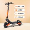 G2 MAX 1200W 48V 21ah 55 KM/H electric scooter, foldable, with seat, for city and off-road use E Scooter