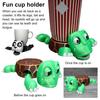 Turtle Coaster 3D Printed Animal Cup Holder with Funny Expression Heat-Resistant Panda