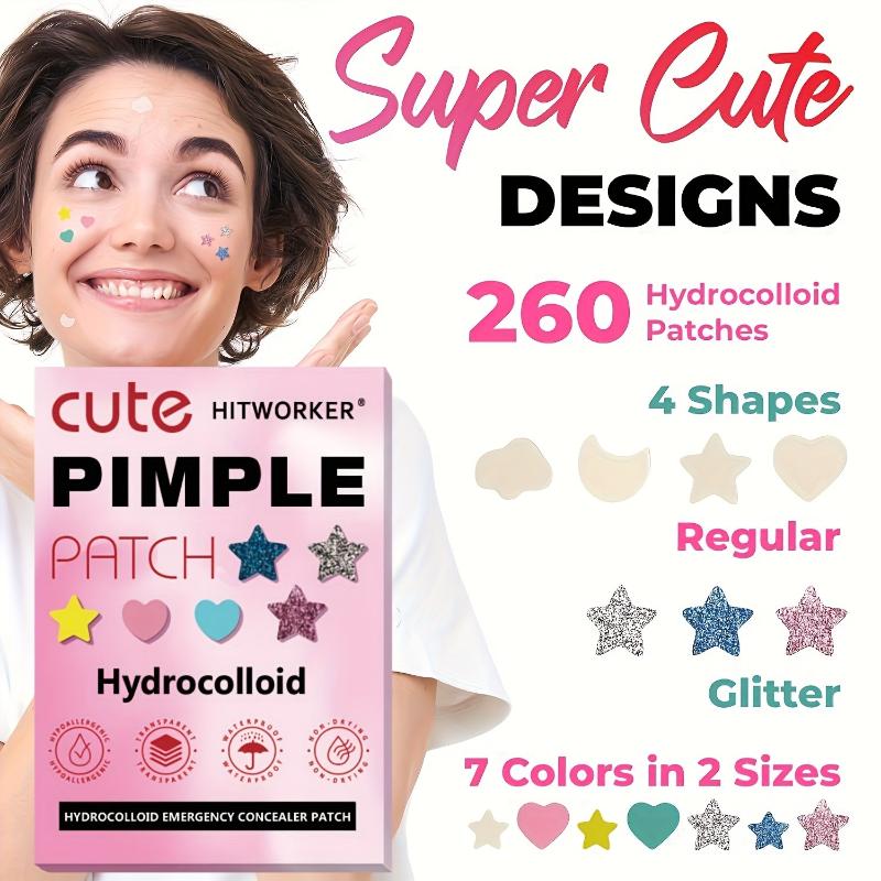 1400 Pcs Star Acne Sticker, Mild And Non-Irritating Acne Sticker, Covers Acne Flaws, Waterproof And Breathable