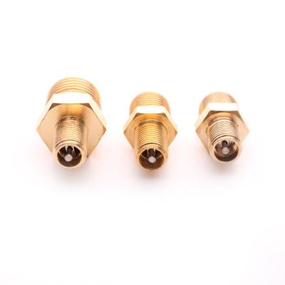 2 шт. M10/1/8''/1/4'' Npt Mpt латунный воздушный компрессор бак заправочный клапан с двойной головкой