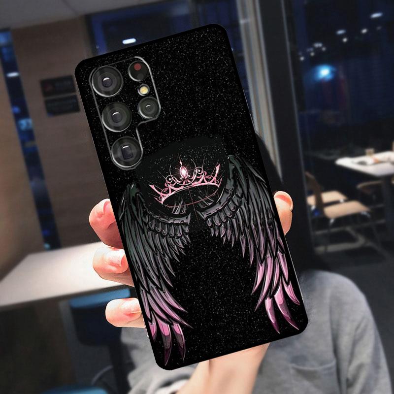 Изысканный чехол-крылья для Samsung Galaxy S23 S24 S25 Ultra S21 S22 S20 S9 S10 Plus S21 FE S24 FE