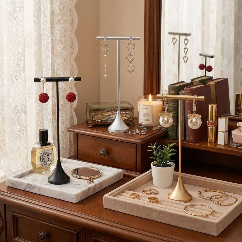 Detachable Stud Earrings Storage Holder Dangle Jewelry Ring Organizer Display Cabinet