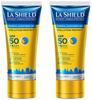 La Shield Pollution Protect Mineral Sunscreen Gel Spf 50 White 50G Pack Of 2 For All Skin Types