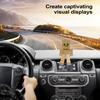 Shaking Wooden Man Dashboard Decoration Magnetic Figurine Auto Cute Interior Ornament Shaking Feet Wooden Doll Desktop Decor