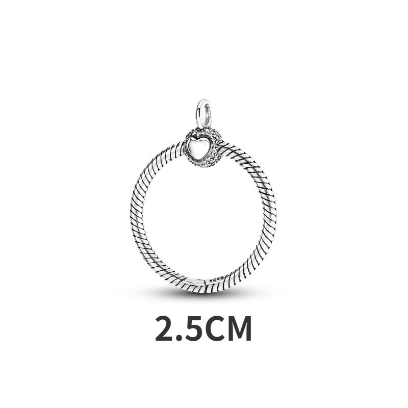 Серебряный цвет О кулон Моменты Паве О кулон Подвески Подвески подходят Оригинальный Кабель Цепи Ожерелье Мода Женщины Ювелирные Изделия Изготовление Подарок