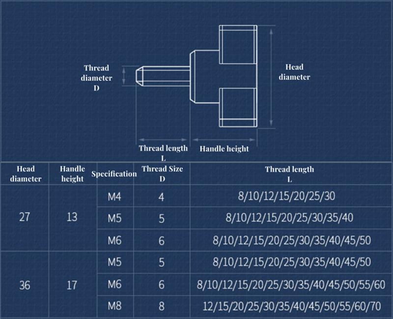 M4 M5 M6 M8 Болты с ручкой для затягивания вручную из нержавеющей стали 304, ручка-барашек Z-образной формы из бакелита, механически регулируемые винты с накатанной головкой