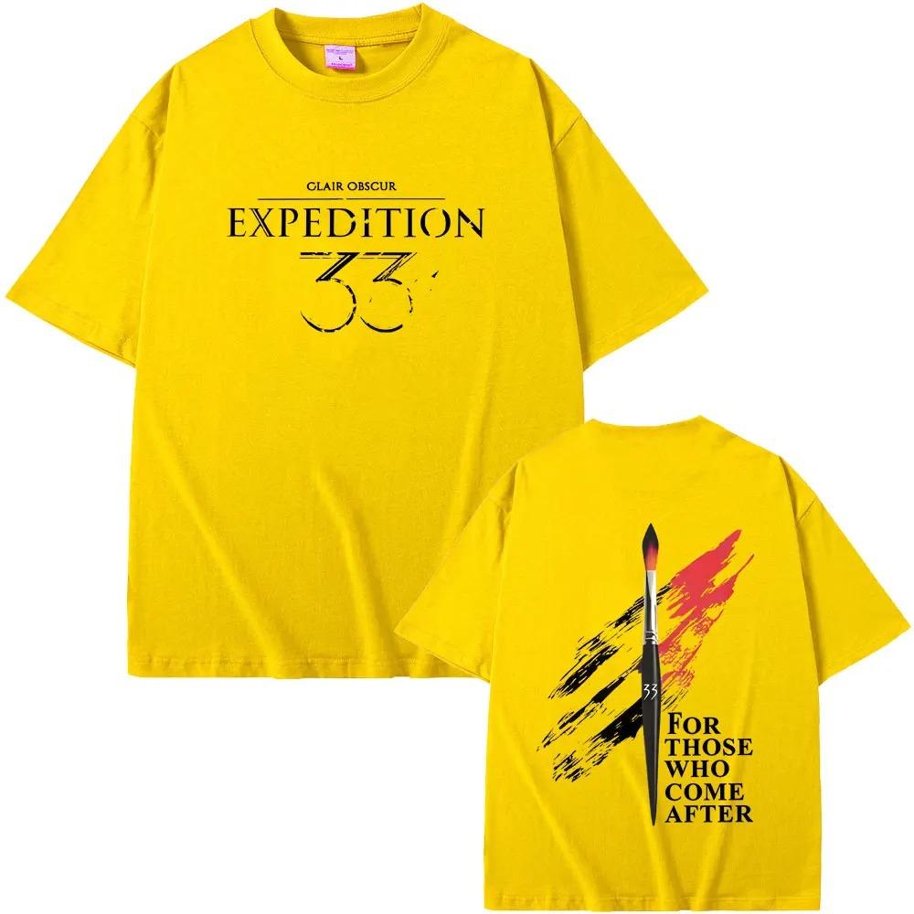 Clair Obscur Expedition 33 For Those Who Come After Graphic Tee RPG Merch Dark Fantasy Vintage Unisex Women And Unisex Tshirts