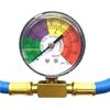 Шланг для заправки автомобильного кондиционера хладагентом R134A с манометром 100 фунтов на квадратный дюйм, измерительный комплект, автомобильные аксессуары