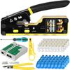 Набор сетчатых кусачек Инструмент для обжима сетевых кабелей Тестер Перфорированные Кристальные головки Плоскогубцы для изготовления Инструмент Комбинация Аппаратное обеспечение Сетевой ремонт