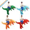 Halloween Children's Tyrannosaurus Rex Mounts Funny Riding Dinosaur Costumes Funny Props Costumes Headed Dinosaur Inflatable Clothes