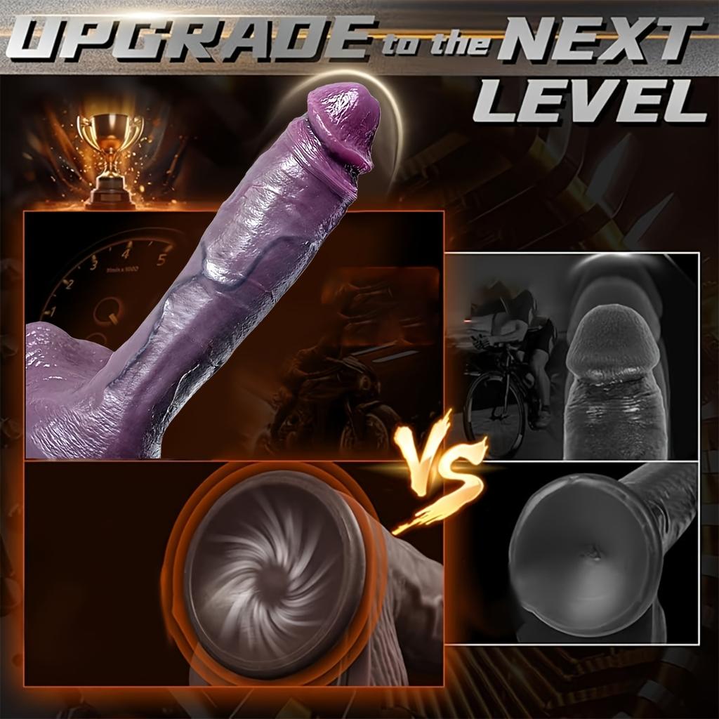 Ультрареалистичный мягкий силиконовый дилдо, 10,6 дюймов, реалистичный, с сильной присоской, большими яйцами и венами для реалистичной анальной игры, идеальный взрослый для женщин