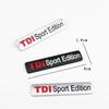 3D Metal TDI Sport Edition Logo Car Rear Trunk Badge Emblem Sticker For VW GTI Polo Golf 5 6 7 Passat Tiguan JETTA Accessories zf2