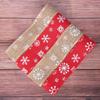 Natural Party DIY Hessian Edge Wedding Merry Christmas Lace Ribbon Sisal Trim Jute Burlap Snowflake