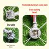 Durable Aluminum Lawn Mower Trimmer Head - No Rope Replacement Needed