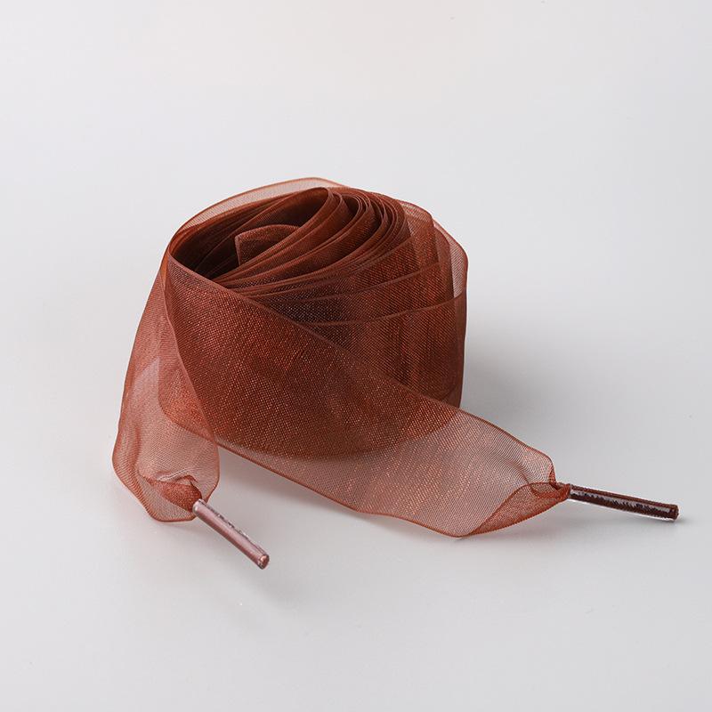 Новые плоские шелковые шнурки шириной 2,3 см, сетчатые шнурки для кроссовок, веревочные шнурки для обуви 100/120/140/160 см, аксессуары для обуви