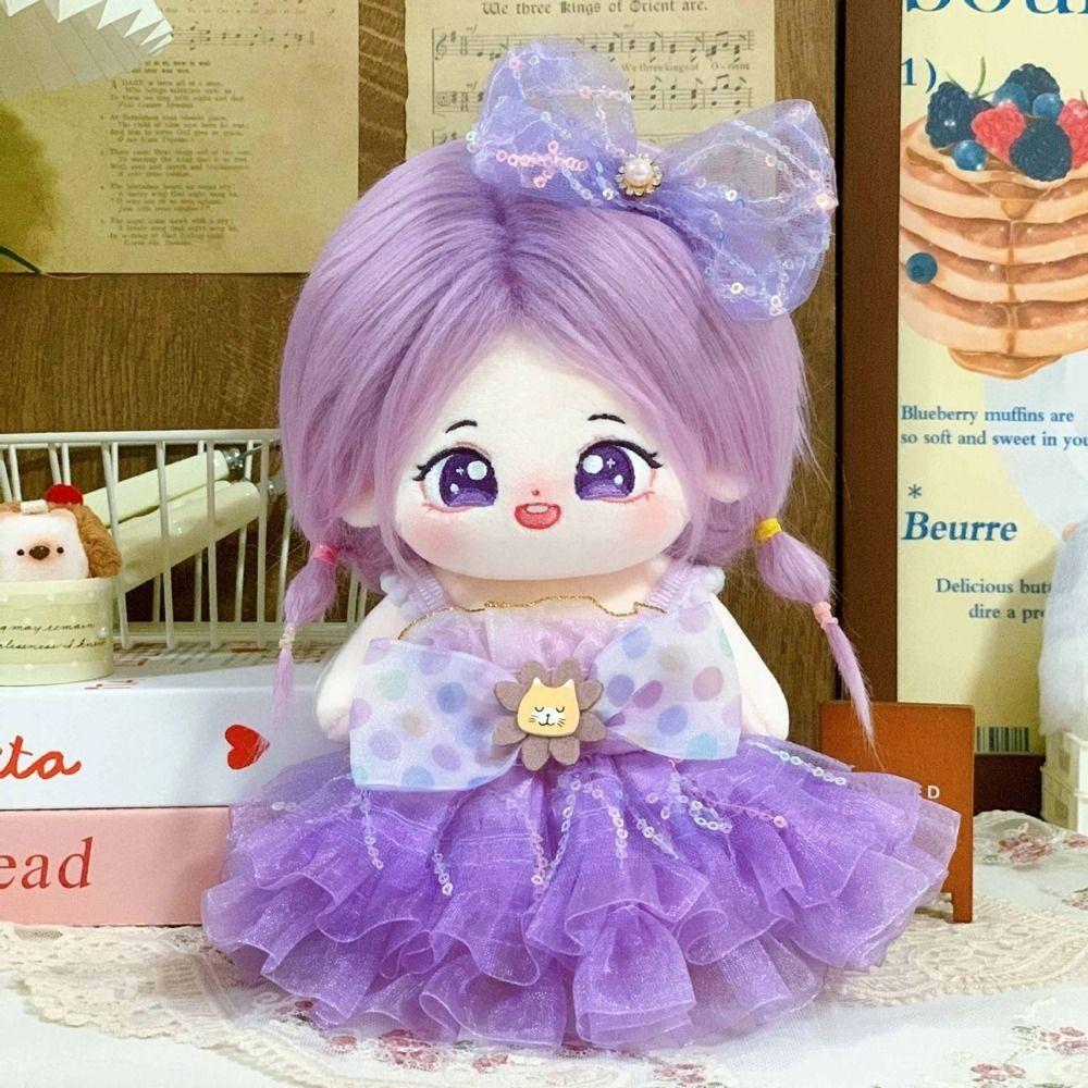 1 комплект кружевной 20 см хлопковой кукольной одежды, игрушечные аксессуары, хлопковая кукольная одежда Лолиты, платье, детский подарок