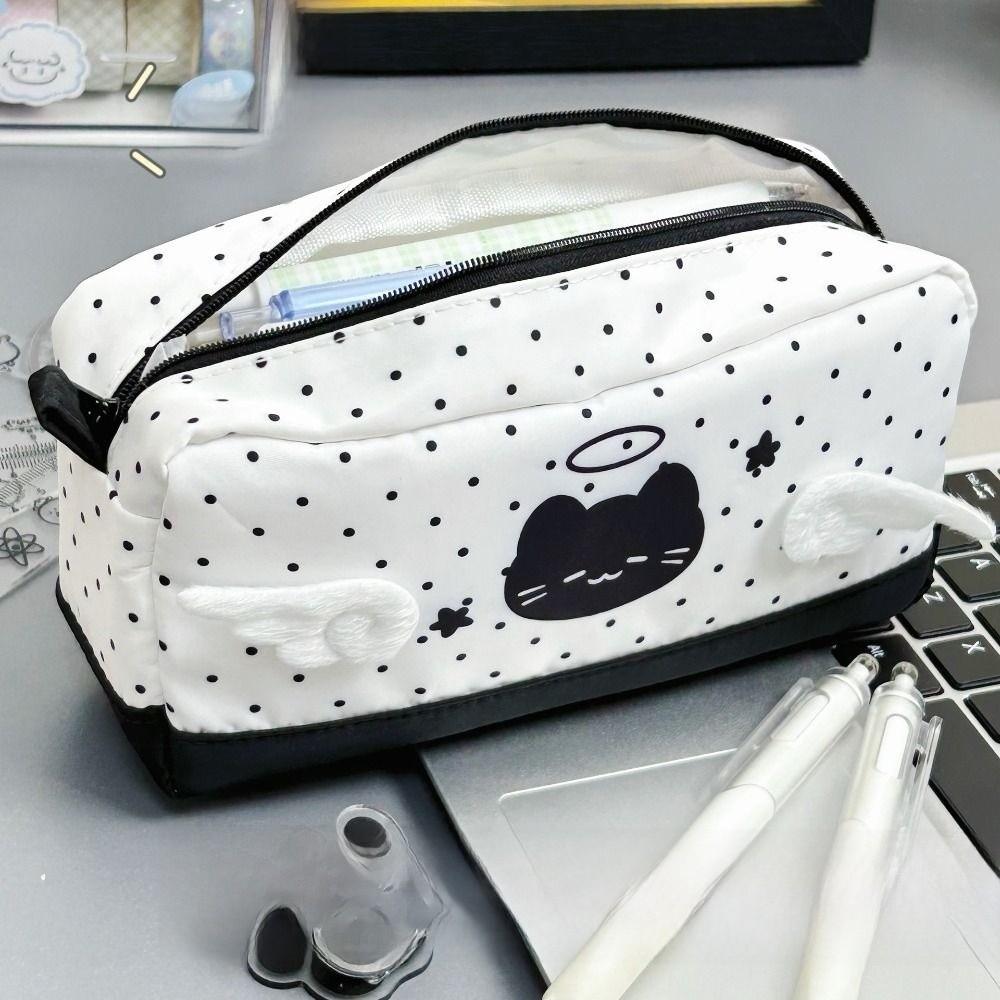 Multi-layer Pencil Case Large Capacity Student Stationery Organizer Pen Bags  School Supplies