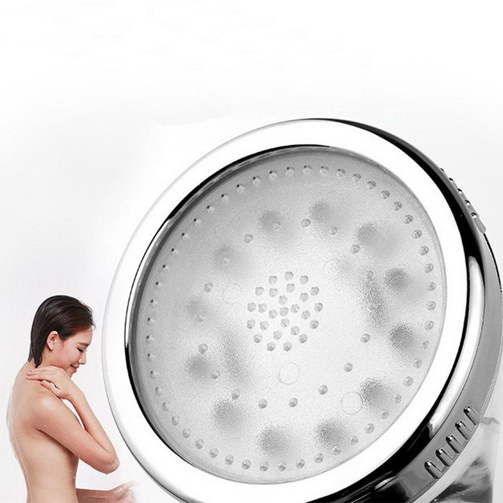 Светодиодный анионовый душ SPA Душевая головка с напором воды, экономия воды, контроль температуры, цветной ручной большой тропический душ