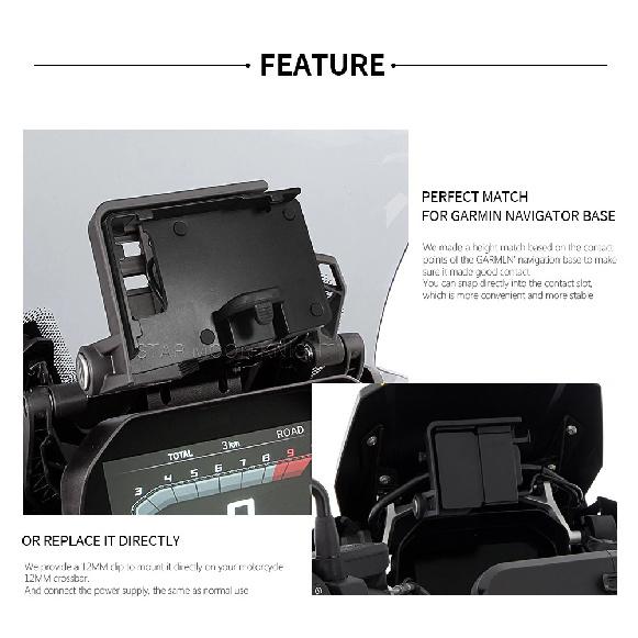 Для BMW R1250GS ADV R1200GS F850GS F750GS F700GS F800GS Беспроводная зарядка USB Держатель для телефона Навигация F900XR F900R S1000XR