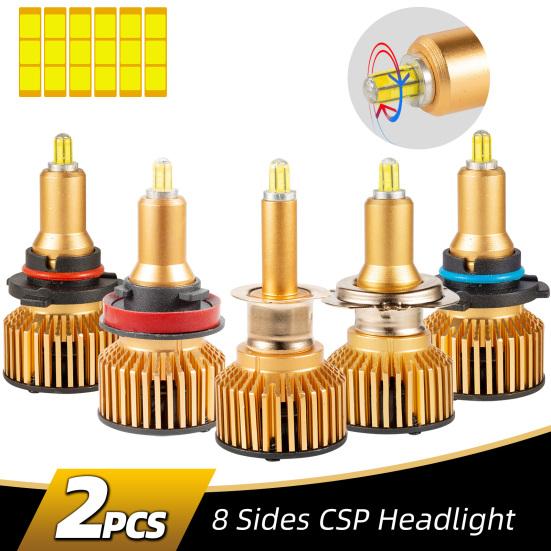 2шт светодиодные фары 6000K белые супер яркие 9-30В 18LED автомобильные лампы для автомобилей авто