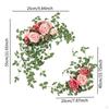 2 шт. свадебная арка Флорес искусственные цветы гирлянда украшение для вечеринки на открытом воздухе принадлежности