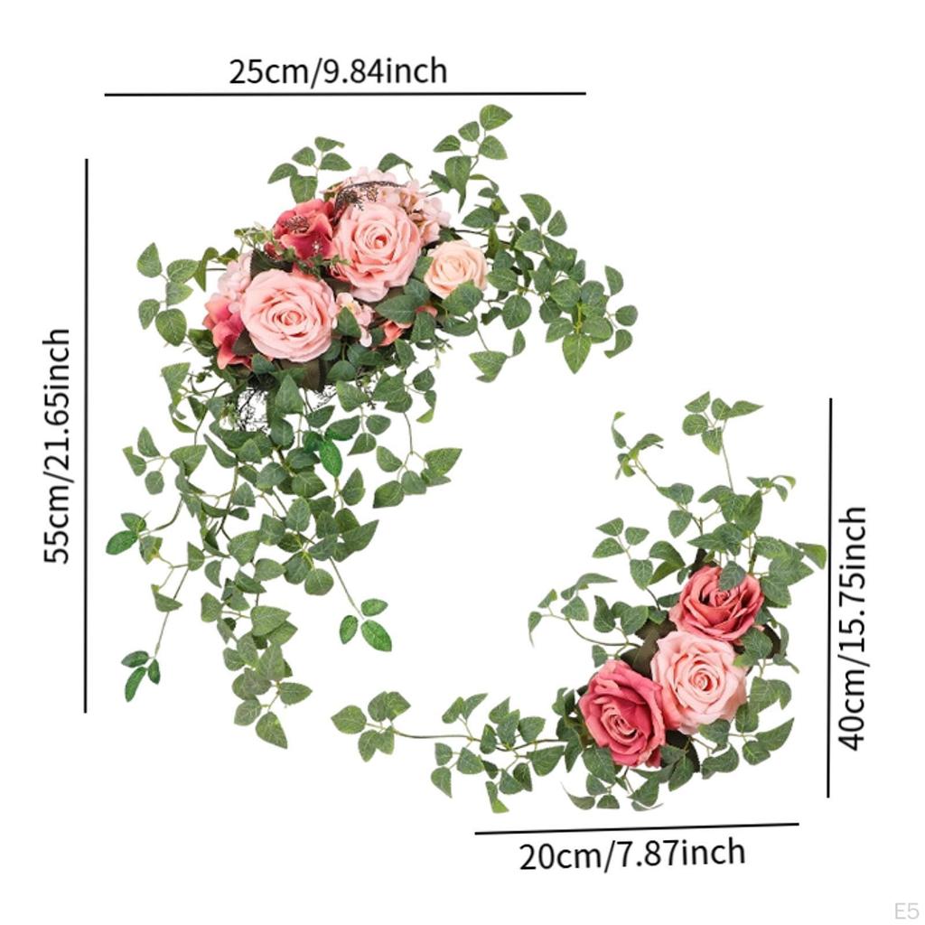 2 шт. свадебная арка Флорес искусственные цветы гирлянда украшение для вечеринки на открытом воздухе принадлежности