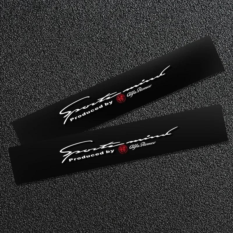 1pcs Car Front Windshield Decals Auto Accessories For Alfa Romeo 159 147 156 166 Giulietta Giulia Mito Stelvio Brera Spider khg156
