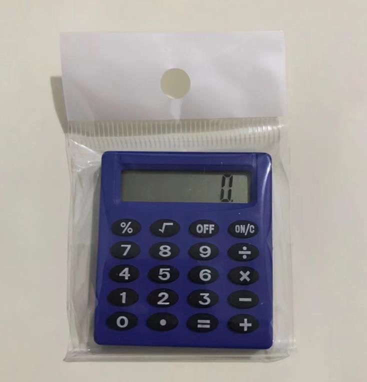 Бутик канцелярских товаров, маленький квадратный калькулятор, персонализированный мини-конфетный цвет, школьная и офисная электроника, креативный калькулятор